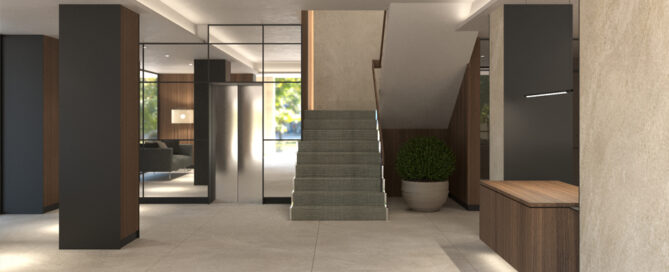 xavier gero interiorisme proyecto vestibulo sarria 1