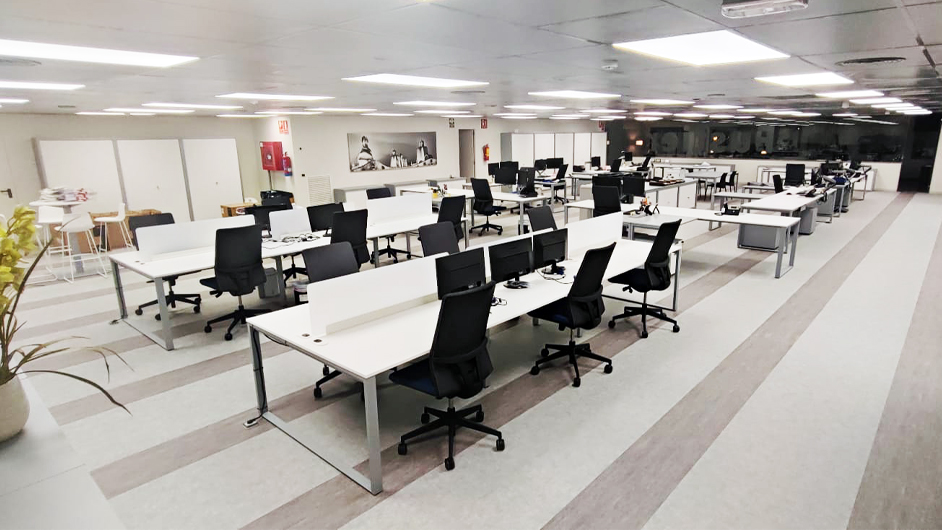 xavier gero interiorismo reforma oficinas fustier vista general