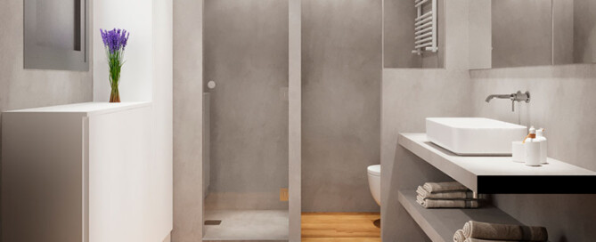 Xavier gero interiorisme barcelona projecte mobiliari vista de lavabo