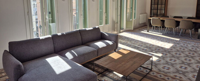 Xavier Gero Interiorisme Barcelona projecte de mobiliari sala i menjador